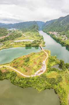 红水河东兰坡豪湖