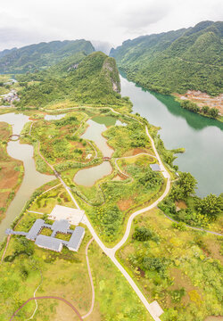 红水河东兰坡豪湖