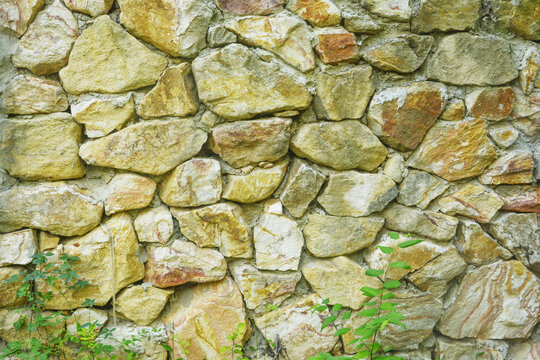石砌墙背景