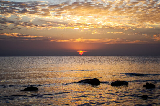 青海湖夕阳