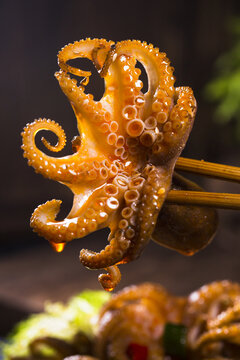 麻辣小海鮮烏賊八爪魚