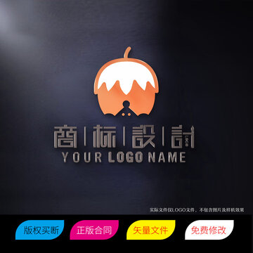 老鼠坚果品牌商标标志LOGO