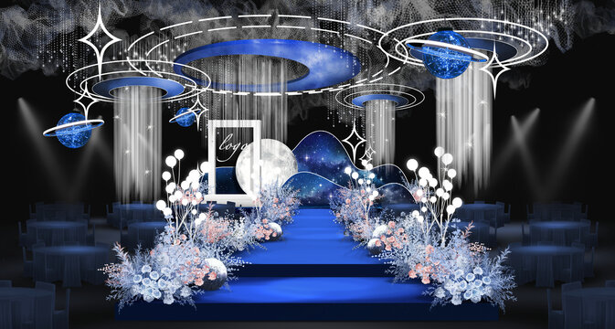 星空婚禮廳內(nèi)
