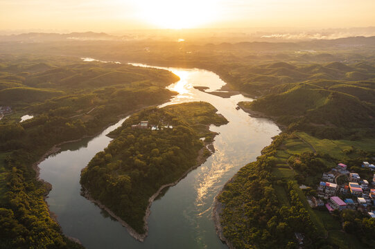 红水河来宾时光岛