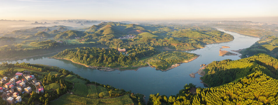 红水河来宾时光岛