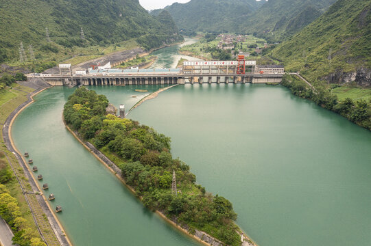 红水河来宾忻城乐滩电站