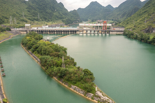 红水河来宾忻城乐滩电站