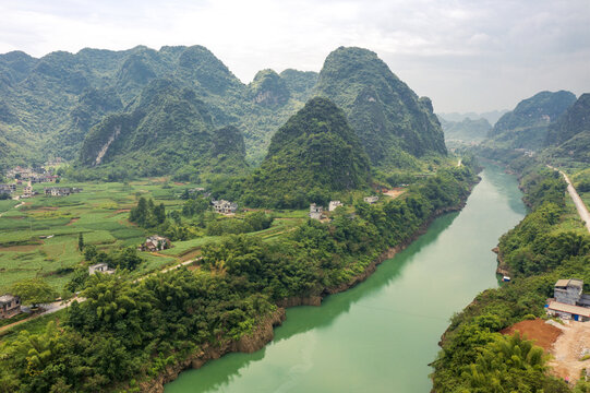 红水河马山合山景观