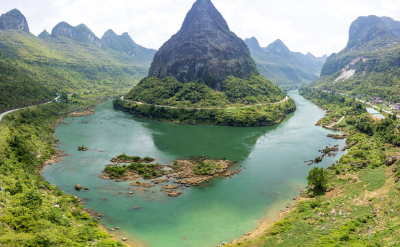 红水河马山合山景观