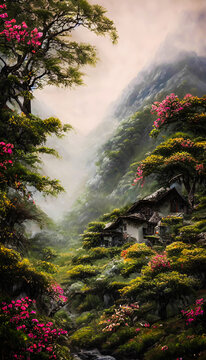 秋季風(fēng)光裝飾畫