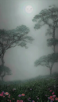 云雾风光装饰画