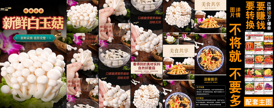 新鮮白玉菇詳情