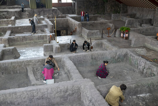 广富林考古现场