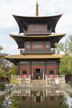 广富林文化遗址寺庙建筑