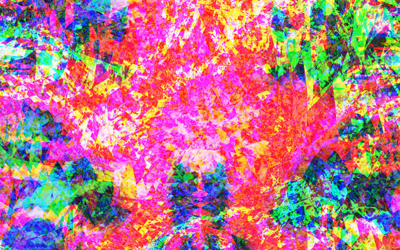 北歐幾何地毯背景