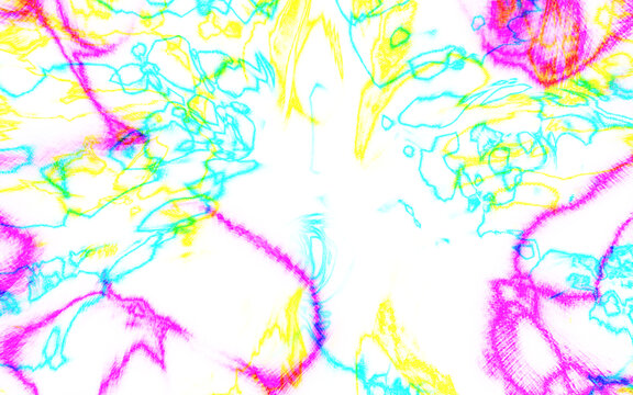 黃色幾何地毯
