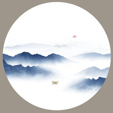 國畫山水