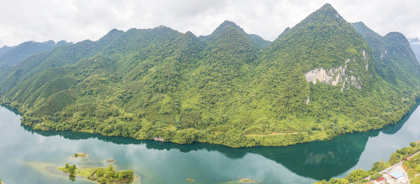 百色天峨红水河风光