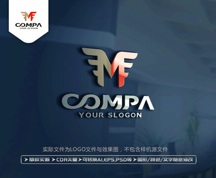 MF字母标志LOGO