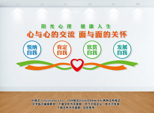 心理咨詢室文化墻