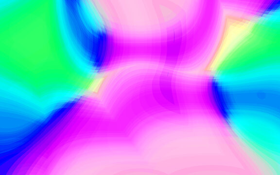 藍色幾何地毯
