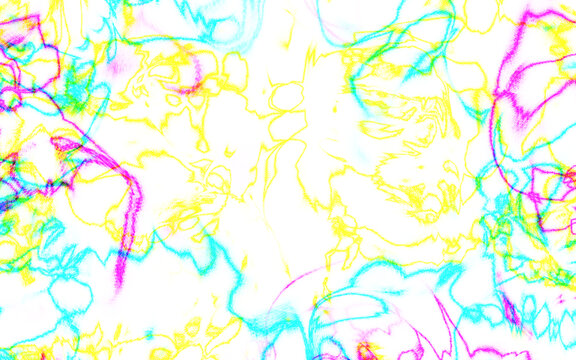 黃色幾何地毯