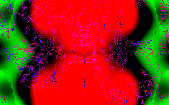 不規(guī)則線條抽象藝術畫