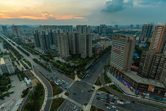 湖南娄底城市风光