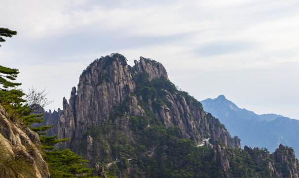 安徽黄山风景区自然风光