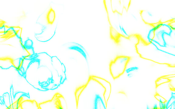 黃色幾何地毯