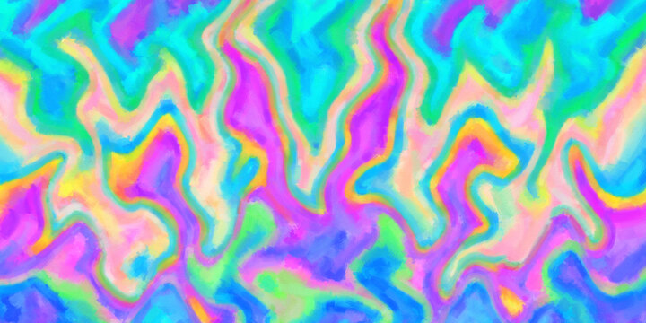 抽象油畫