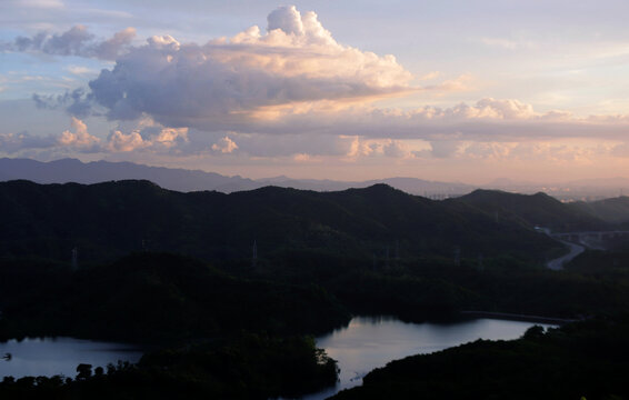 夕阳天空