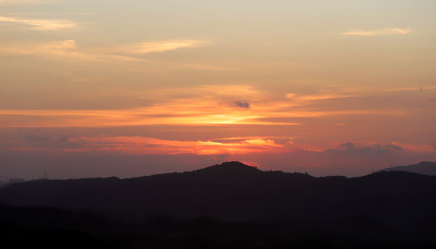 夕阳天空