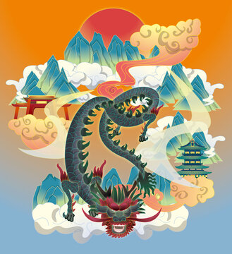 國風(fēng)游龍