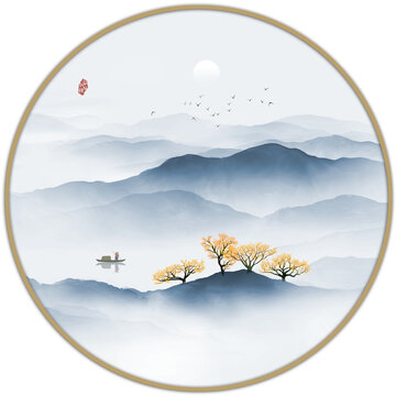 水墨山水畫