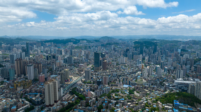 贵阳老城区全景