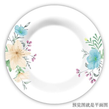 餐具花面