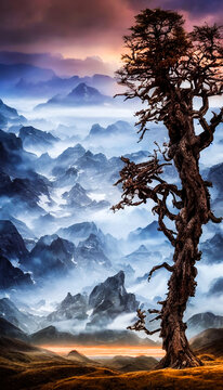 夢幻風(fēng)光裝飾畫