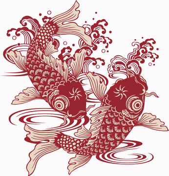 魚剪紙年畫