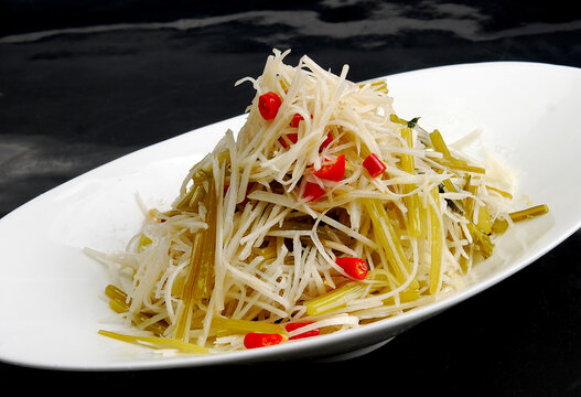 漿水菜拌藕絲