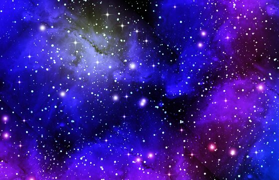 藍(lán)紫色星空背景