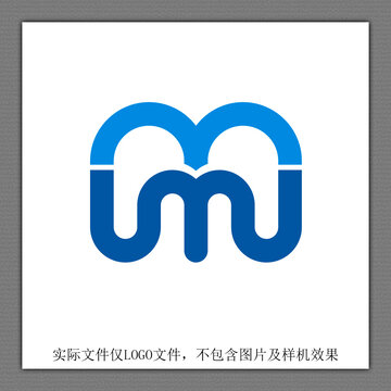 M字母创意LOGO设计