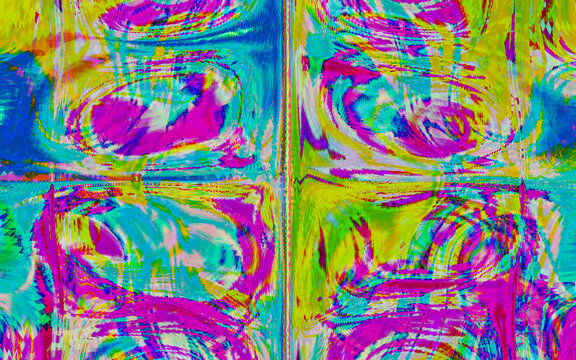 肌理油畫扎染