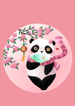 可愛熊貓之二