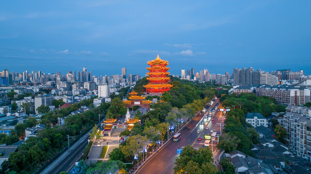 武汉黄鹤楼夜景