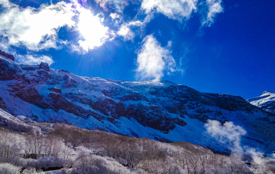 长白山冬景风光