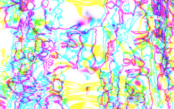 黃色幾何地毯
