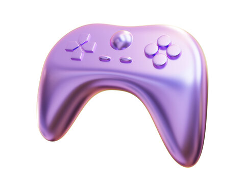 酸性紫色游戏手柄