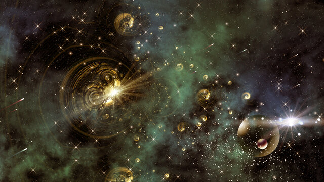 夢(mèng)幻金色星空