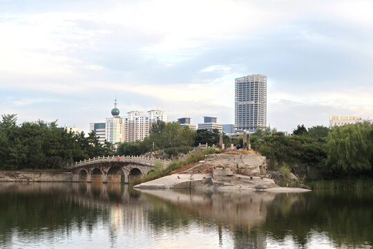 银河公园秋景